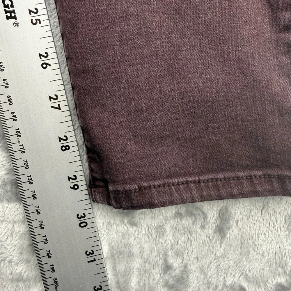 American Eagle Super Stretch X Jegging Burgundy Maroon Skinny Jean WMNS 14 Long